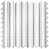 Lace Stripes, Grey - Motorised Roman Blind